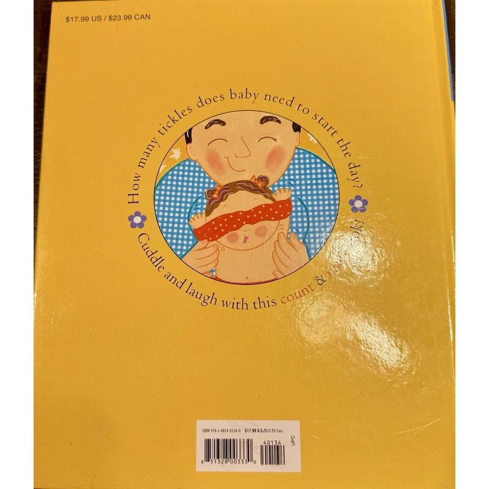 Karen Katz Ten Tiny Tickles Kids Board Book Counting‎ Story